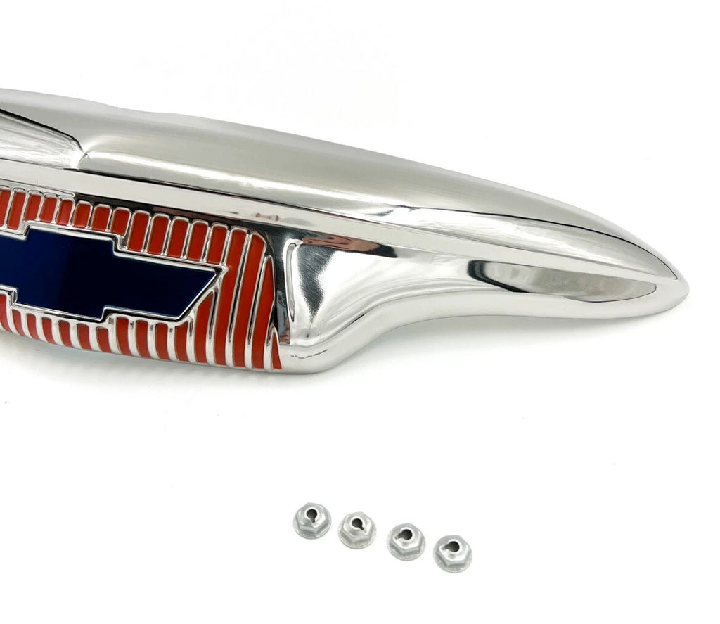 Stainless Steel Hood Emblem Ornament for 1954–1955 Chevy Truck