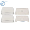 Set of 2 Full Size Hotel Pans for Commercial Use (4" Deep)