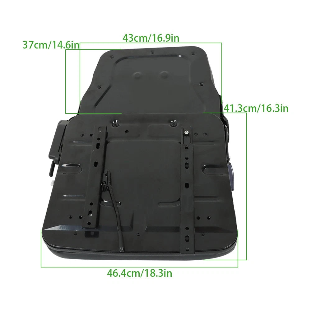 Universal Seat with Adjustable Backrest for Forklift Tractor Mower