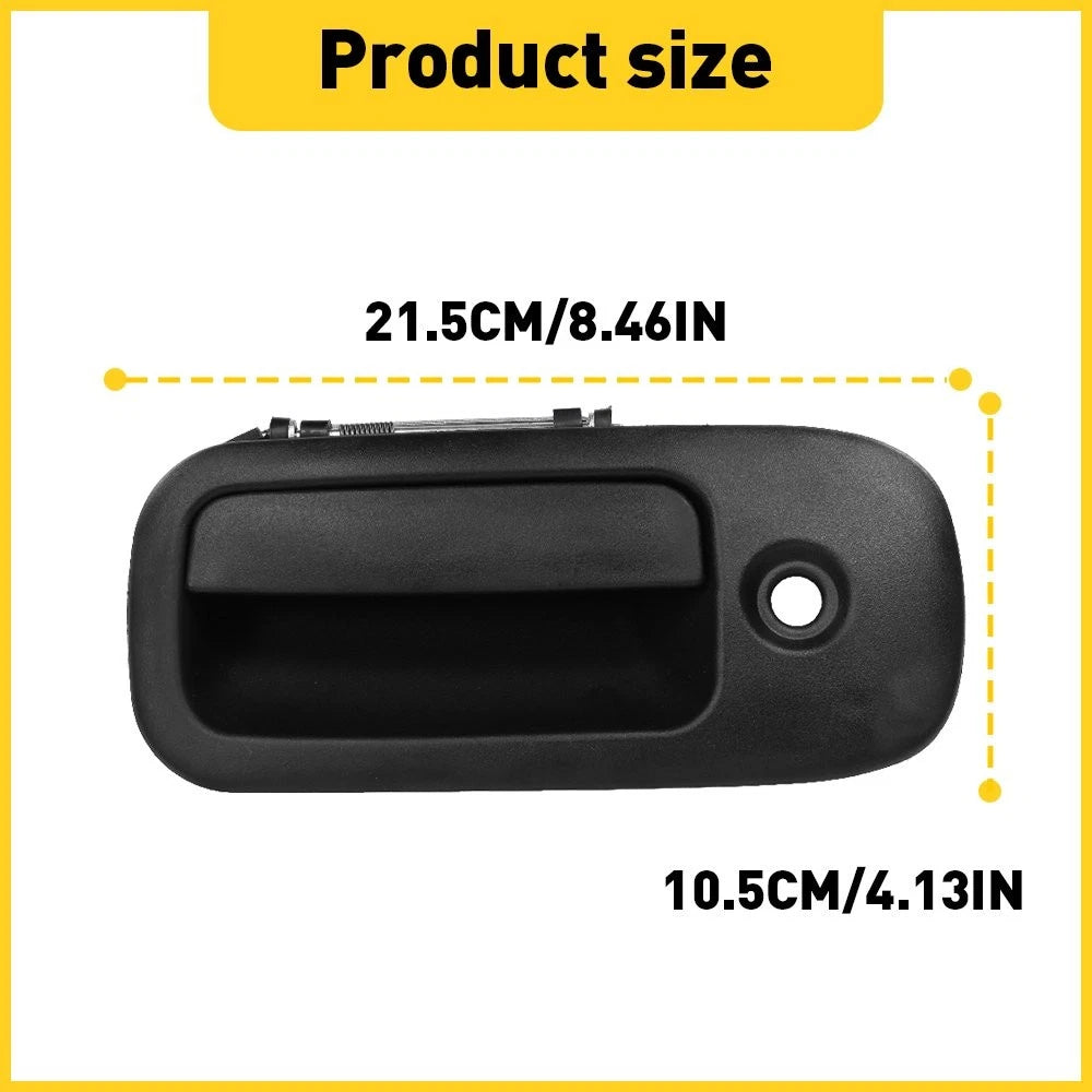 Set of 2 Driver Side Outside Front Door Handles for Chevy Express GMC Van (1996–2009)
