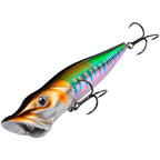 Realistic Fish Body Popper Lure 12cm 19g & 16cm 50g for Bass Fishing