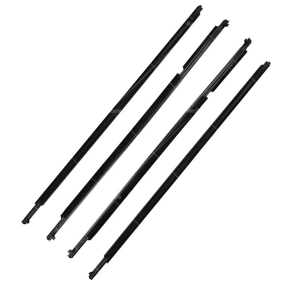 4X Door Glass Seal Weatherstrip for Toyota Landcruiser Prado (2003–2009)