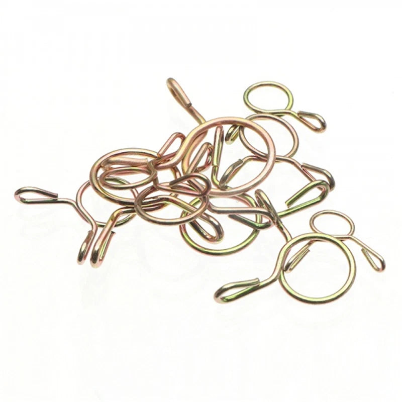 100PCS Double Wire Spring Hose Clamps for