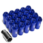 20Pcs J2 7075 Forged Aluminum M12x1.25 Open-End Lug Nut Kit for Universal