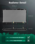 Radiator for Mazda Miata 1.6L/1.8L (1990–1997)