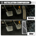 Rest Pedals Pad Cover Replacement for Mercedes Benz Smart Fortwo (2009-2014)