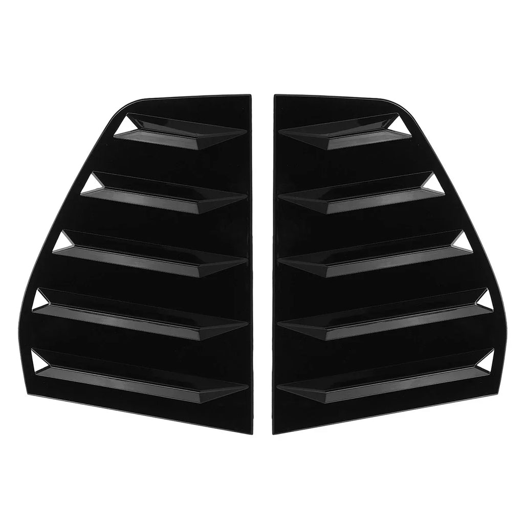 Side Window Louver Shutter Cover Gloss Black for Golf 6 MK6 GTI R (2010–2014)