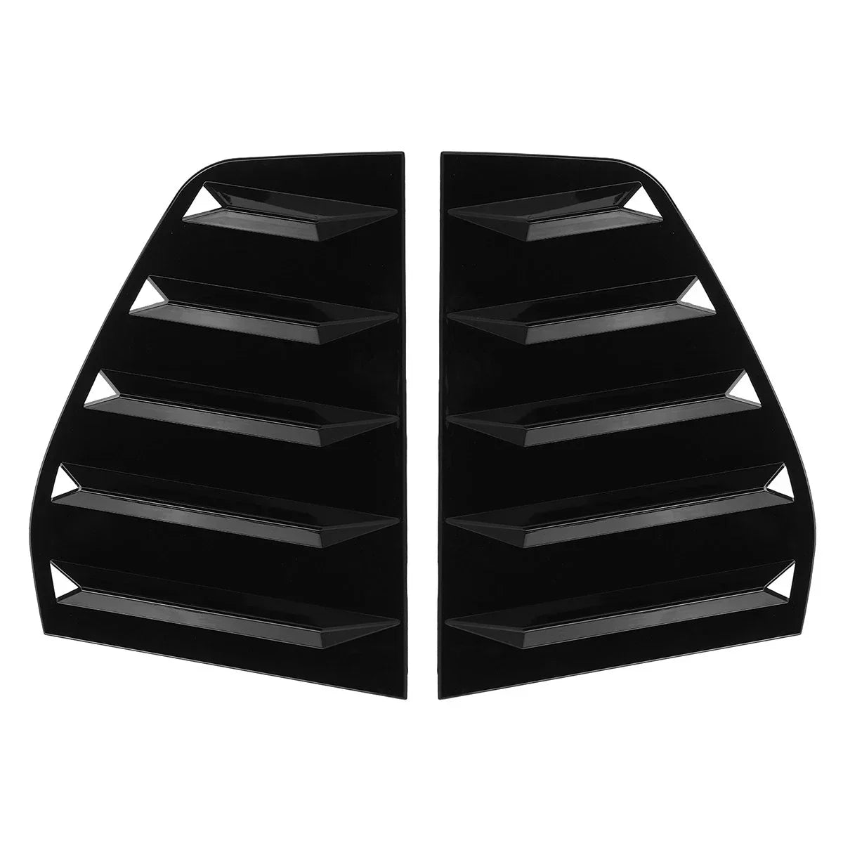 Side Window Louver Shutter Cover Gloss Black for Golf 6 MK6 GTI R (2010–2014)