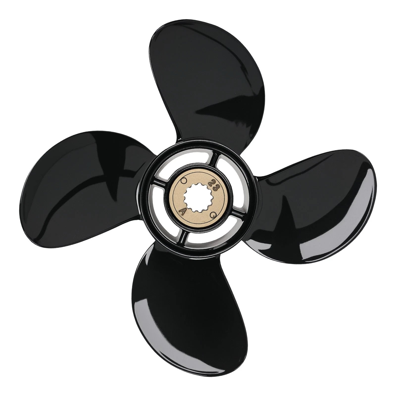 10.1x14 Aluminum Outboard Propeller for Mercury 25-70HP (4 Blade)