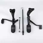 Black Forward Control Lever with Footpeg Bracket for Harley Sportster XL (2014–2022)