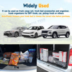 Rear Cargo Storage Net for Black Nylon for Car, Vans, SUVs (-)