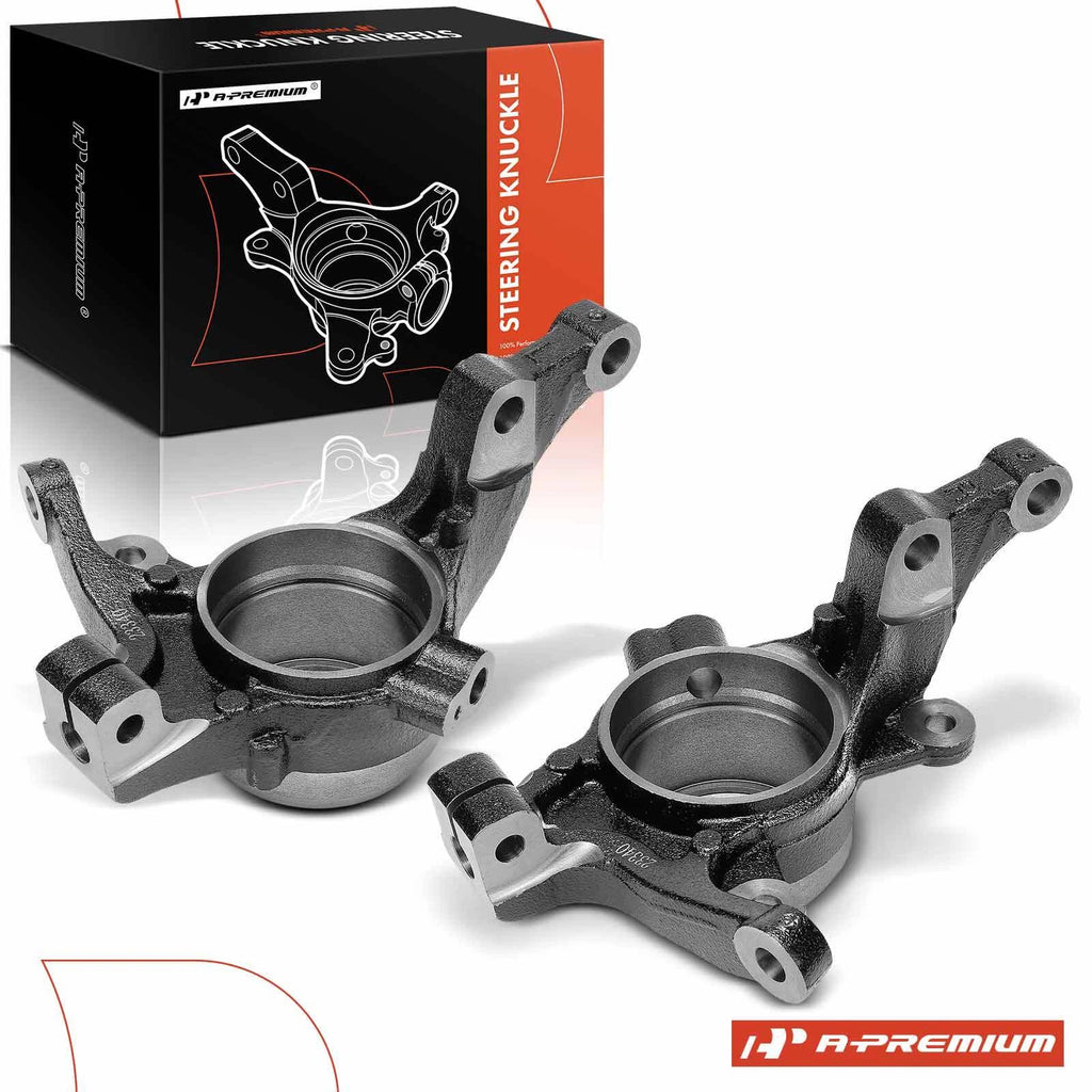 Pair Front Steering Knuckle for Hyundai Sonata (2013–2015) Kia Optima (2014–2016)