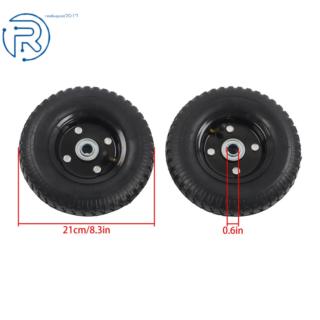 Universal Generator Wheel Kit 8" for IQ3500 Generator (Solid Never Flat Tires)