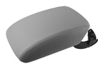 Leather Console Lid Pull Over Armrest Cover for Audi Q5 (2009–2017) Gray