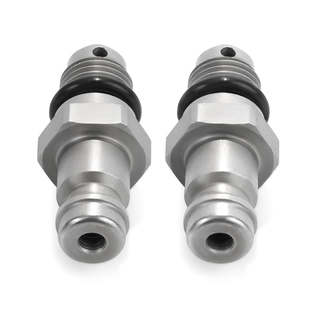 Front Mount Cylinder Bleed Fitting for 3/8" Compression 9/16"-24
