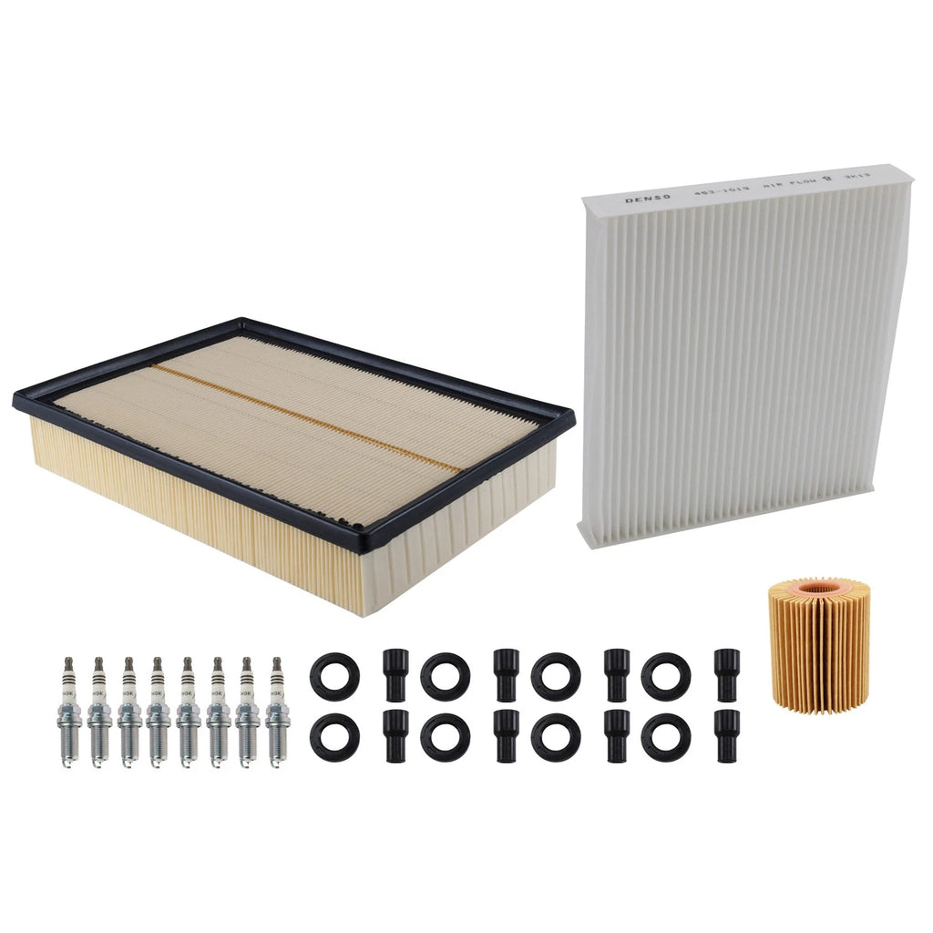 Denso Tune Up Kit with NGK 8 Spark Plugs & Boots for Lexus GX460 (2010–2023)