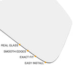Left Side Heated Mirror Glass with Backing Plate 87909-02181 for Toyota Corolla 