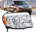 Headlight Assembly for Honda Pilot (2009–2011) Halogen Passenger Side