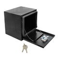 Truck Bed Tool Box for Trailers (18" x 17" x 18") Black Diamond Plate