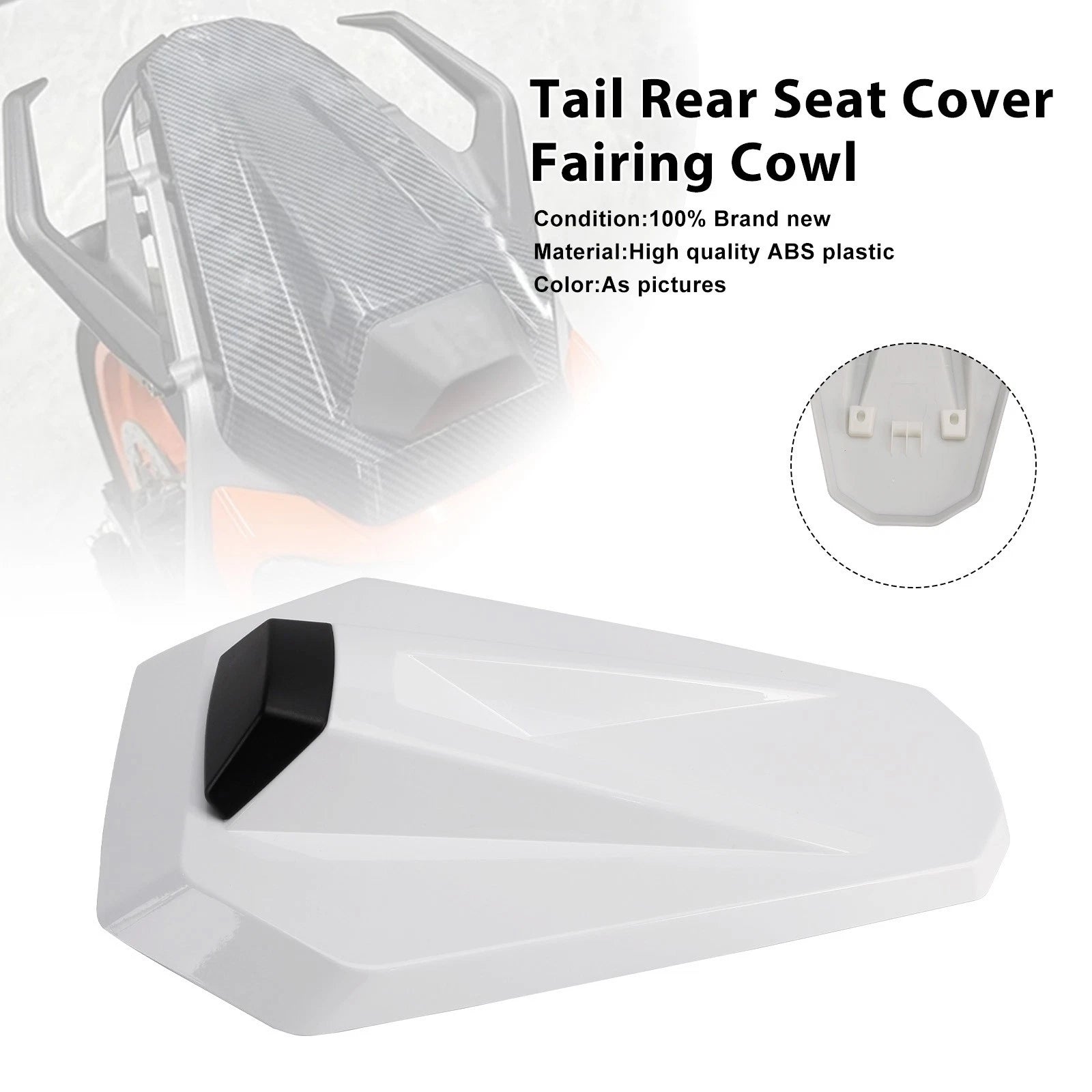 Tail Rear Seat Cover Fairing Cowl for KTM 390 Duke (2024–2025) White