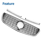 Front Upper Bumper Grille for Mercedes-Benz VITO-Class (2015–2023) Chrome