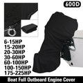 Outboard Motor Engine Cover for Boat (600D Oxford, Waterproof)