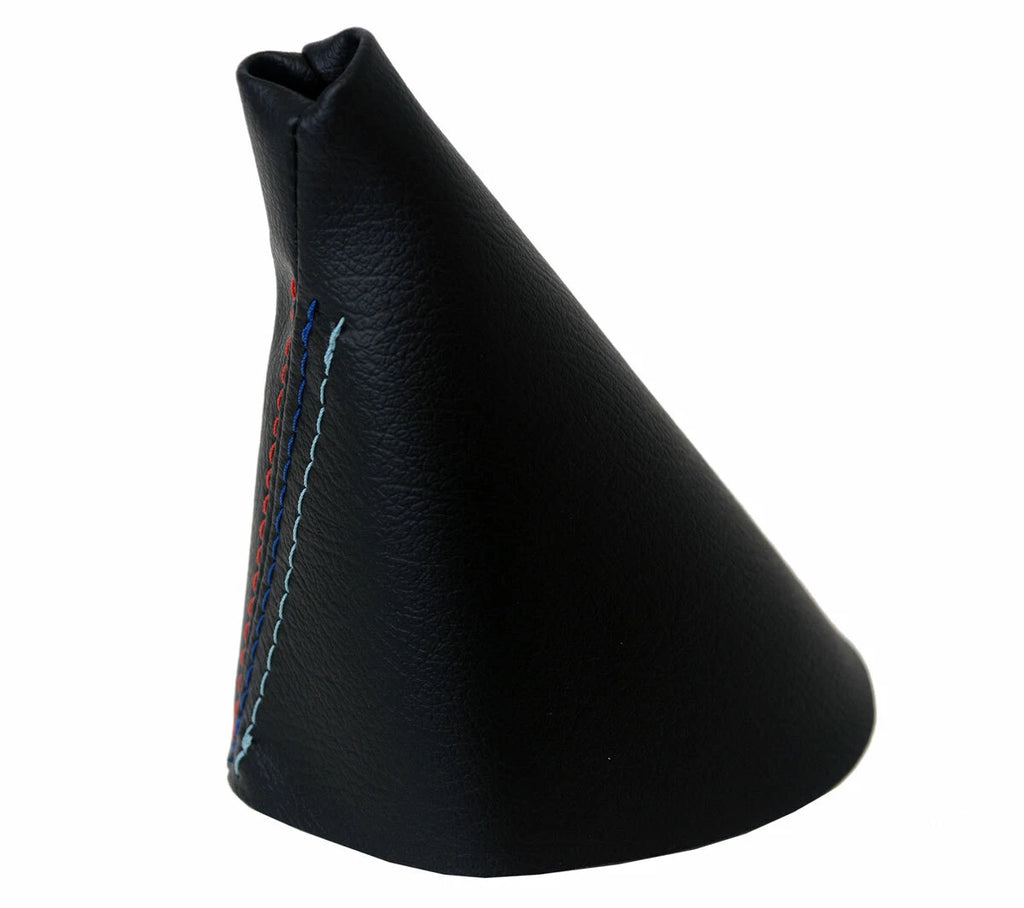 Leather Automatic Shift Boot Cover for BMW E38 (1995–2001) Black M Stitch