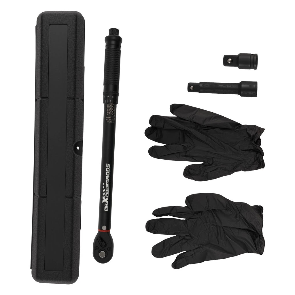 3/8" Click Torque Wrench for Universal Use (10-80 Ft-Lb)