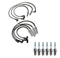 Denso 7mm Wire Set & 6 Iridium Power Spark Plugs for Dodge 3.9 V6