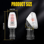 2X Turn Signal Lights for Kawasaki Ninja 650R (2006–2008) Clear Lens