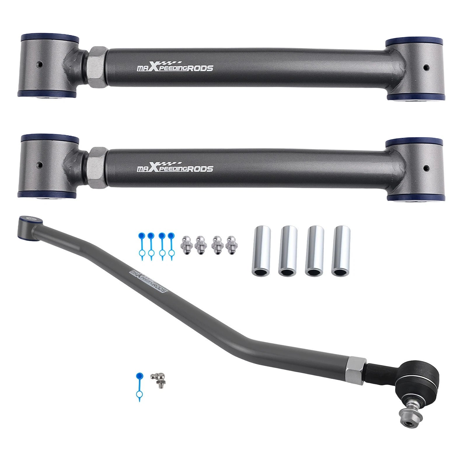 Adjustable Front Lower Control Arm + Track Bar 1.5-4 for Jeep Wrangler (1997–2006)