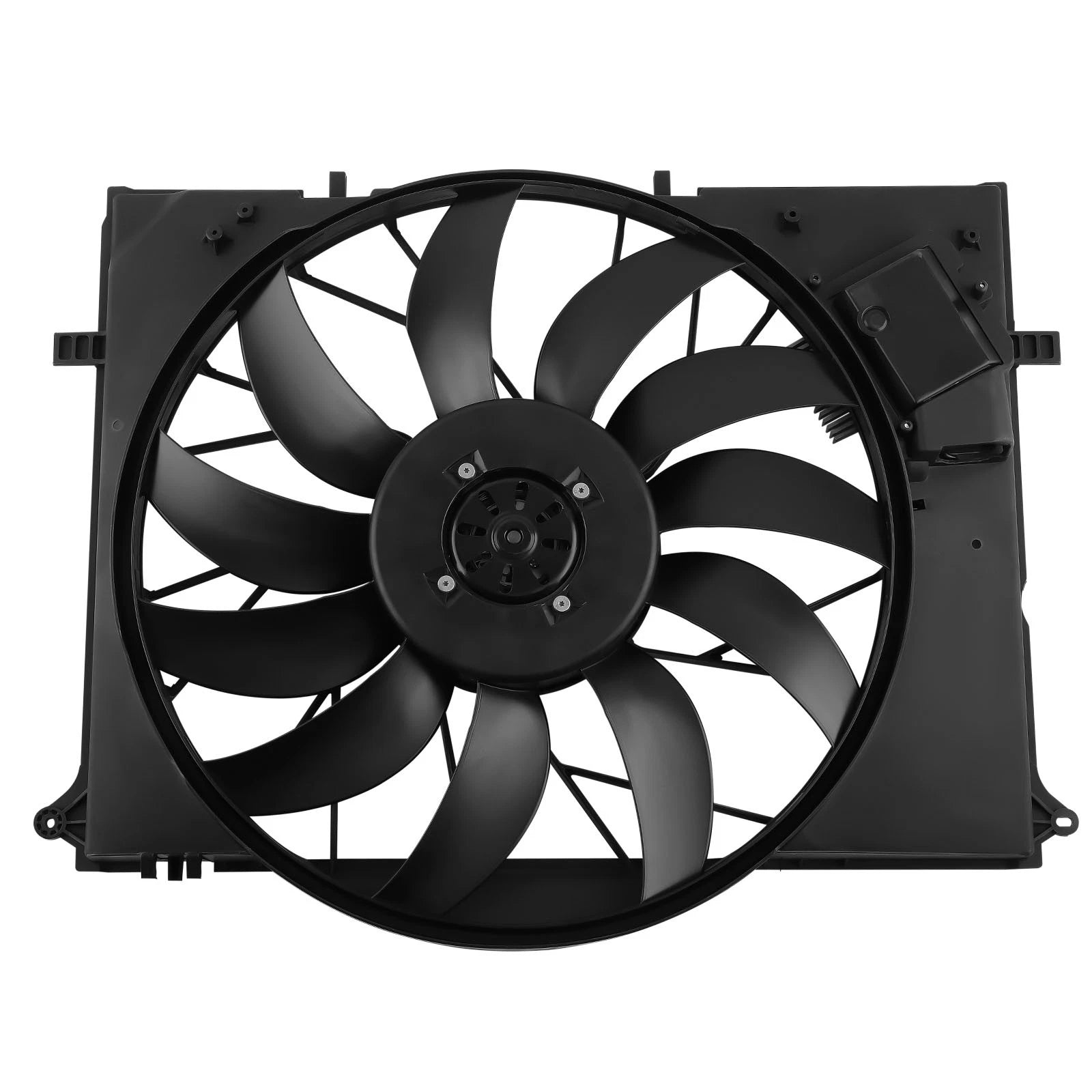 Radiator Condenser Cooling Fan Motor Assembly for Mercedes (2001–2012) 2205000193