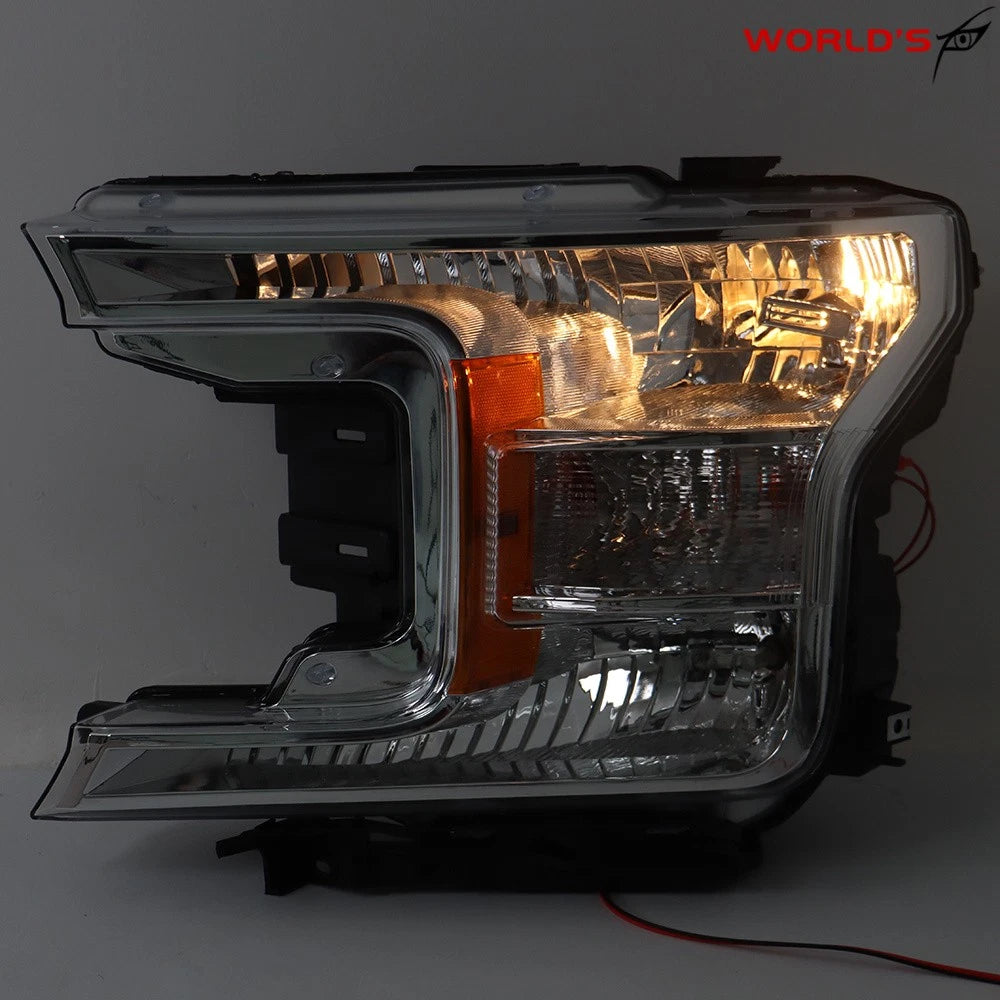 Headlight Assembly for Ford F150 (2018–2020) Halogen Clear Lens Left Side