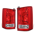 Turn Signal Tail Light Set for Honda Pilot (2009–2015) Red Lens Chrome Housing