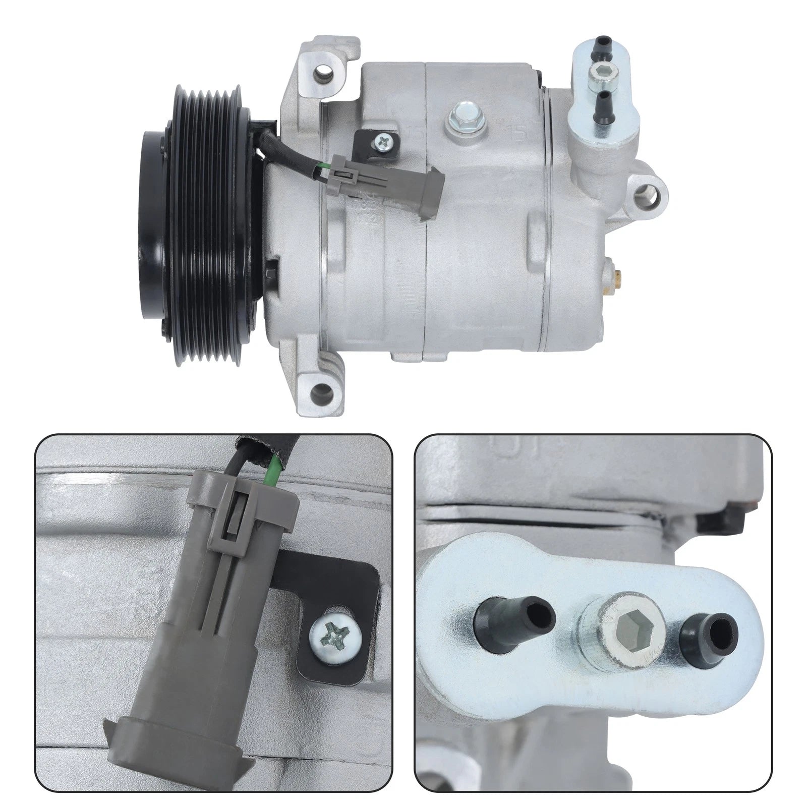 AC Compressor & Clutch for Chevrolet Equinox (2010–2011) GMC Terrain (2010–2015)