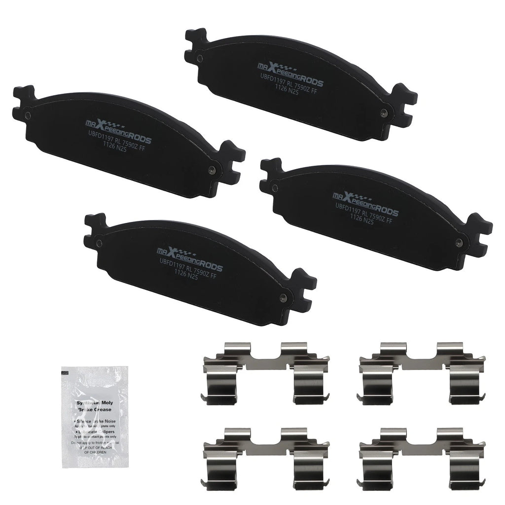 Front Ceramic Brake Pads Kit for Lincoln MKS/MKT (2009–2019) D1376