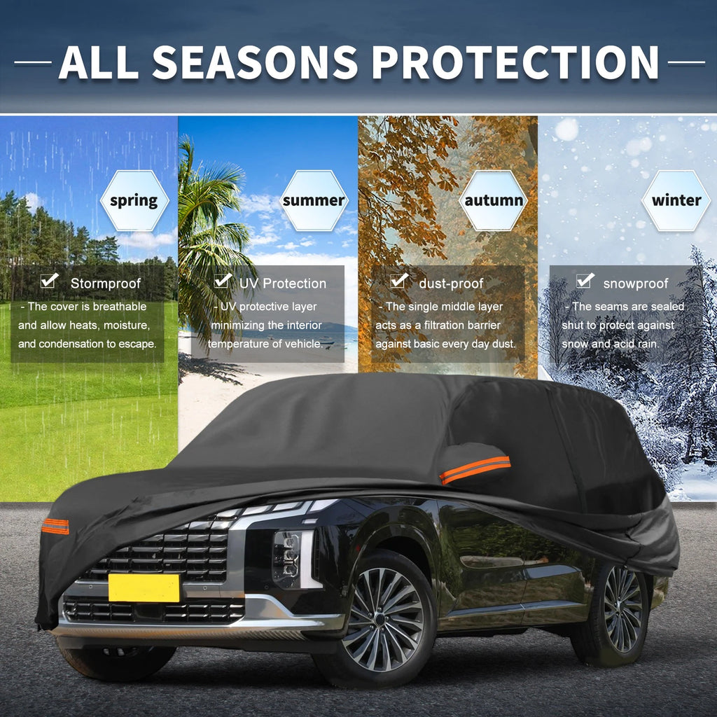 Waterproof 210D-PU Car Cover for Hyundai Palisade (2020–2023)