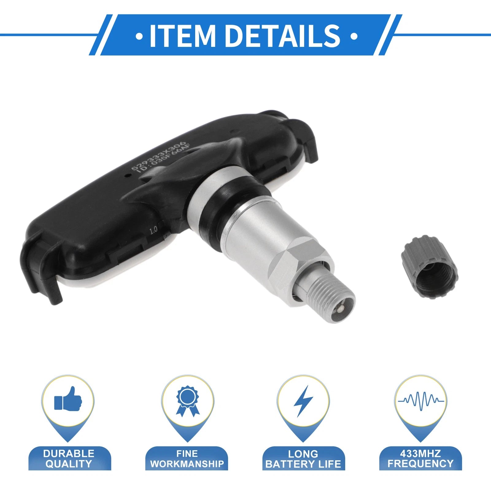 TPMS Sensor No. 529333X306 for Kia Proceed (2018–2025)