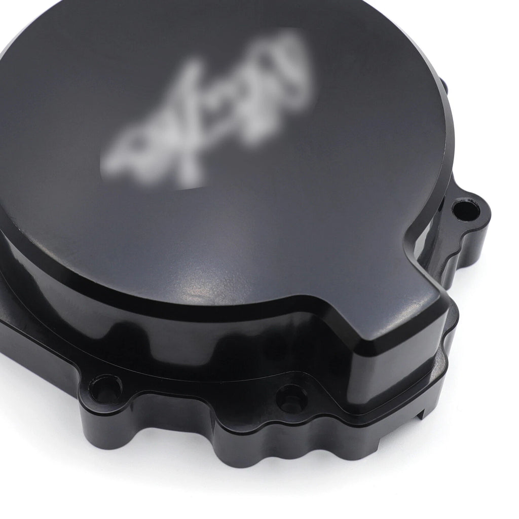 Black Engine Stator Cover Crankcase Left for Kawasaki ZX-6R (2009–2021)