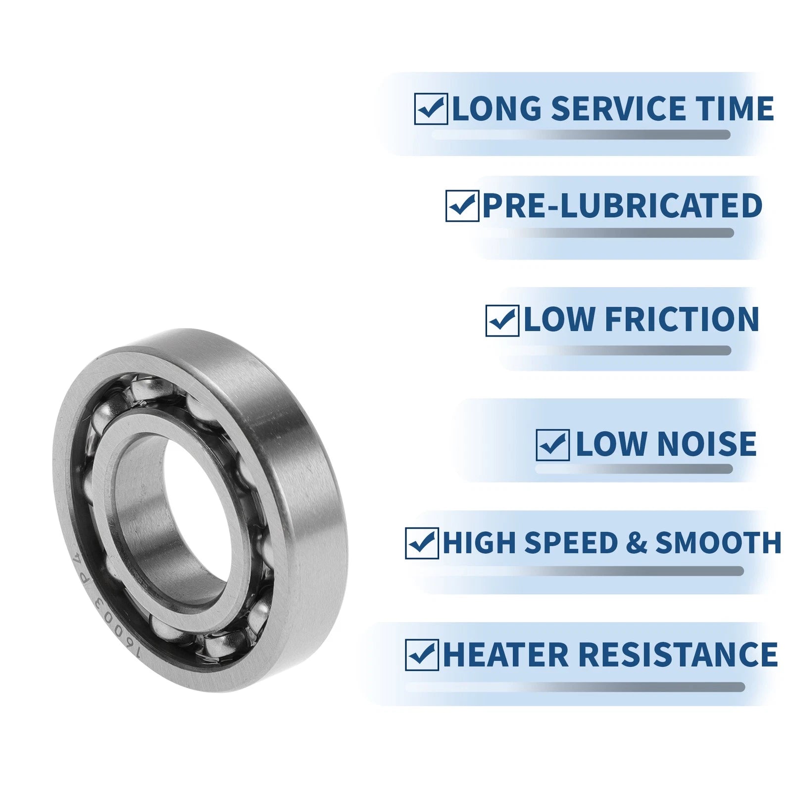 Deep Groove Ball Bearing 17x35x8mm for Various Applications (16003)