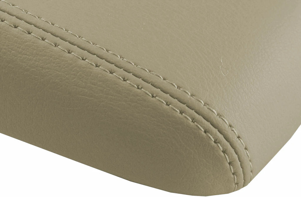 Leather Console Lid Pull Over Cover for Ford Taurus (2001–2006) Beige
