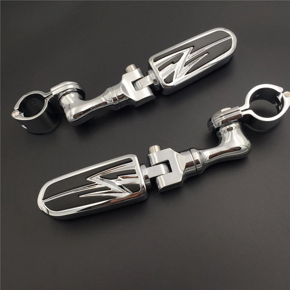 Adjustable FootPeg for Triumph Rocket/Suzuki (1-1/2" Chrome)