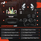 Tailgate Hardware Rebuild Kit with Cable for Dodge Dakota (1997-2010)