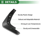 Set of 4 Mud Flaps Splash Guards for Lexus ES (2007–2011)