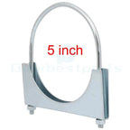 5" U-Bolt Uclamp Muffler Saddle Exhaust Pipe Clamp for Universal