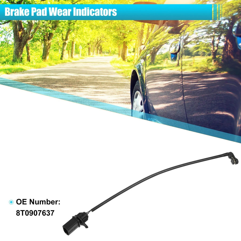 4X 8T0907637 Front Disc Brake Pad Wear Sensor for Audi A4 A5 A6 A7 S4 (2010–2020)
