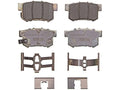 Set of 4 Rear Brake Pads for Suzuki Kizashi (2010–2013) TK965JZ