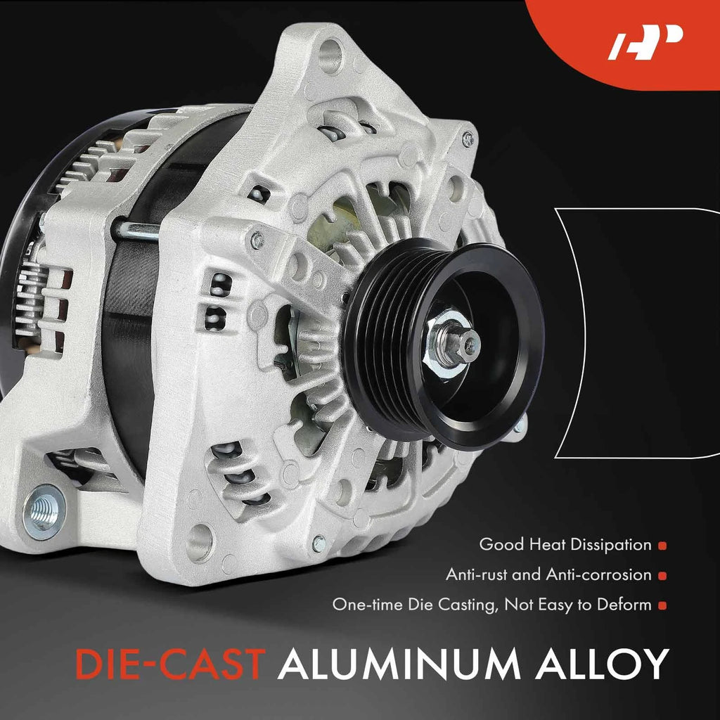 Alternator for Ford F-150 (2011–2017) 3.5L 3.7L 225A 6-Groove Pulley