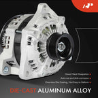 Alternator for Ford F-150 (2011–2017) 3.5L 3.7L 225A 6-Groove Pulley