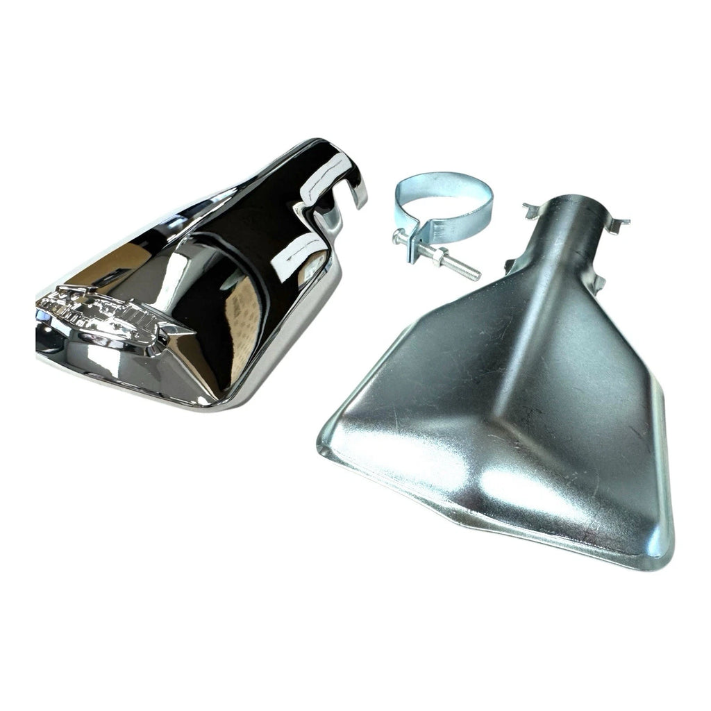 Chrome Exhaust Extension Deflector Tip for 1955–1956 Chevy Full Size